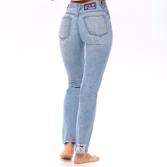 Bailey Ray & Co. distressed high waisted jeans - Picture 2 of 5